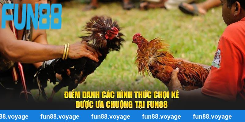 Điểm danh các hình thức chọi kê được ưa chuộng tại Fun88
